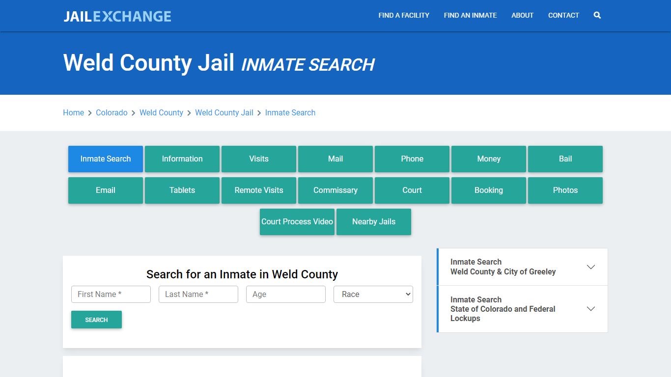 Weld County Jail, CO Inmate Search: Roster & Mugshots - Jail Exchange